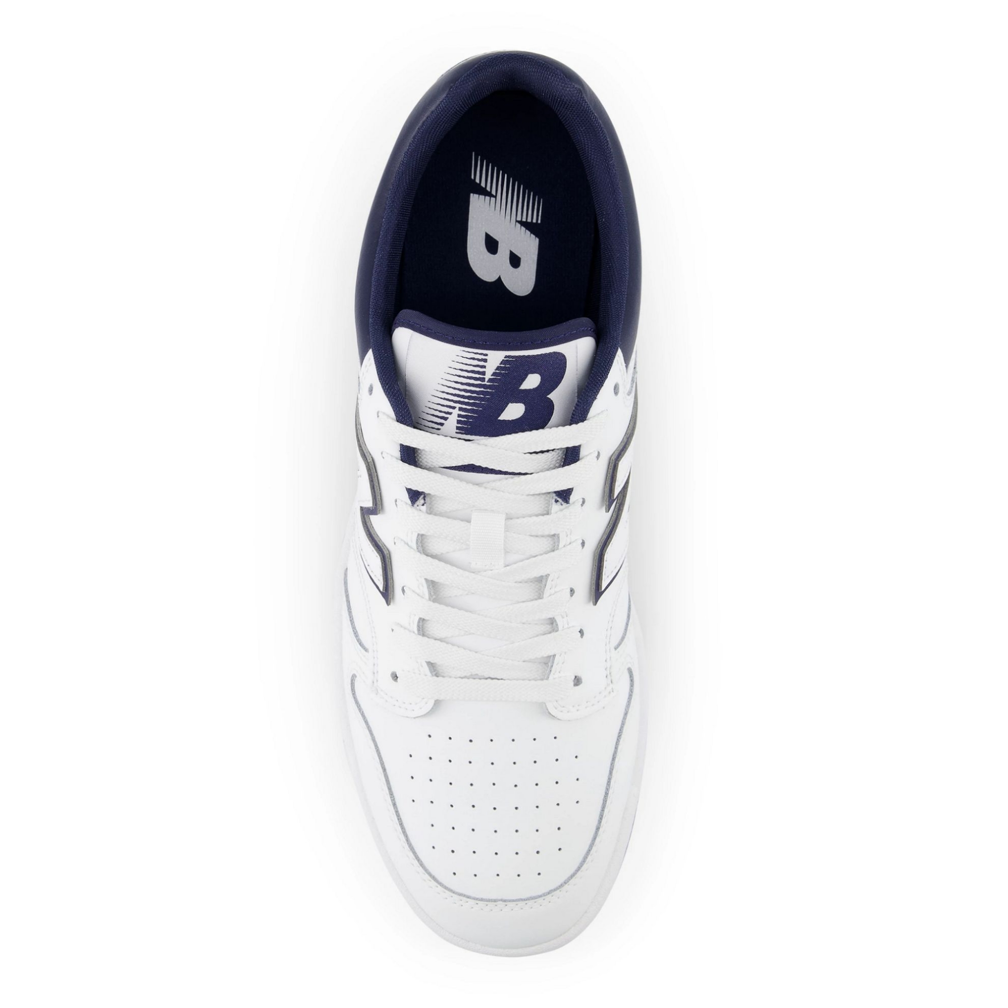 WHITE-NAVY       LEATHER