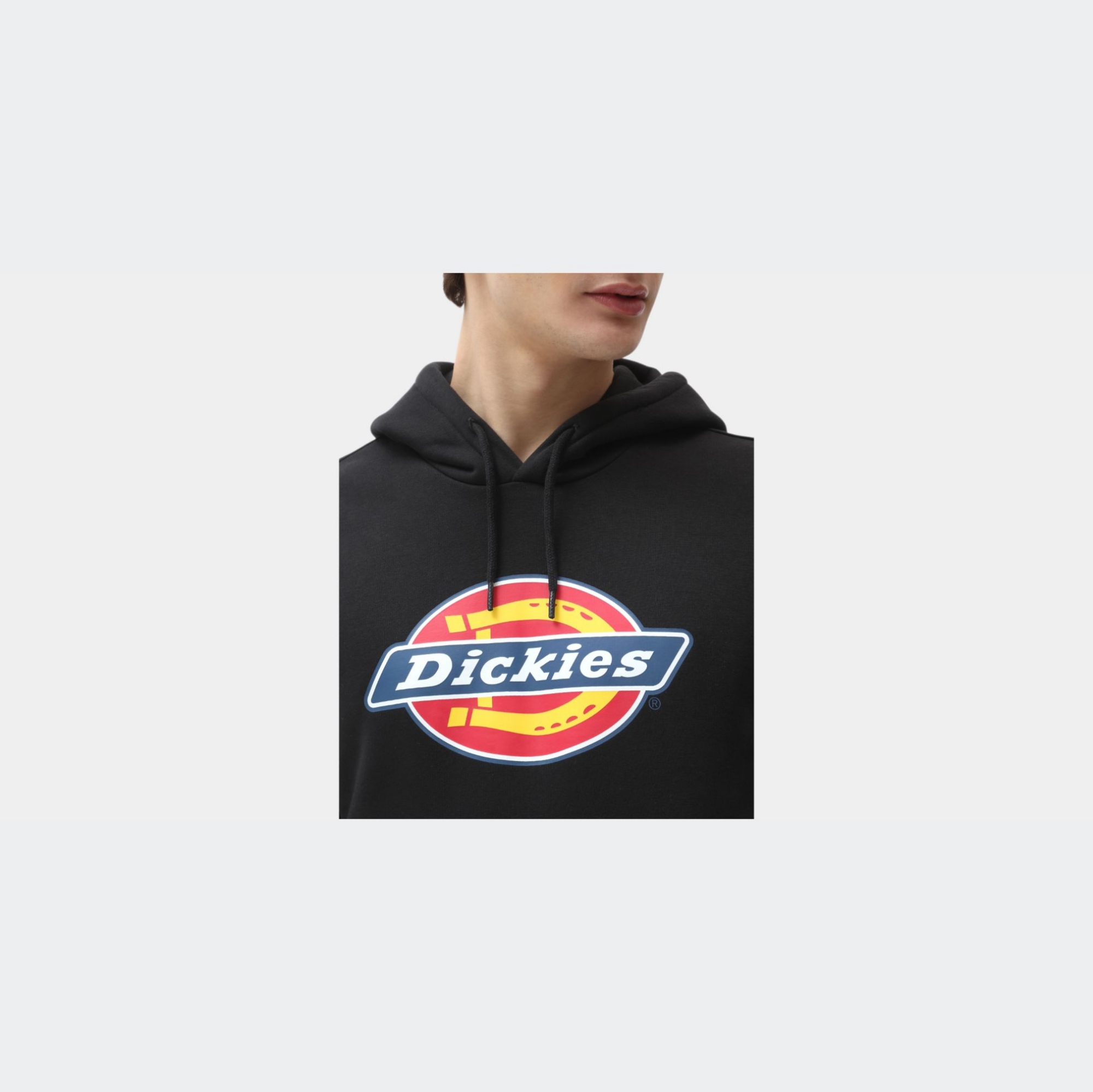 ICON LOGO HOODIE BLACK