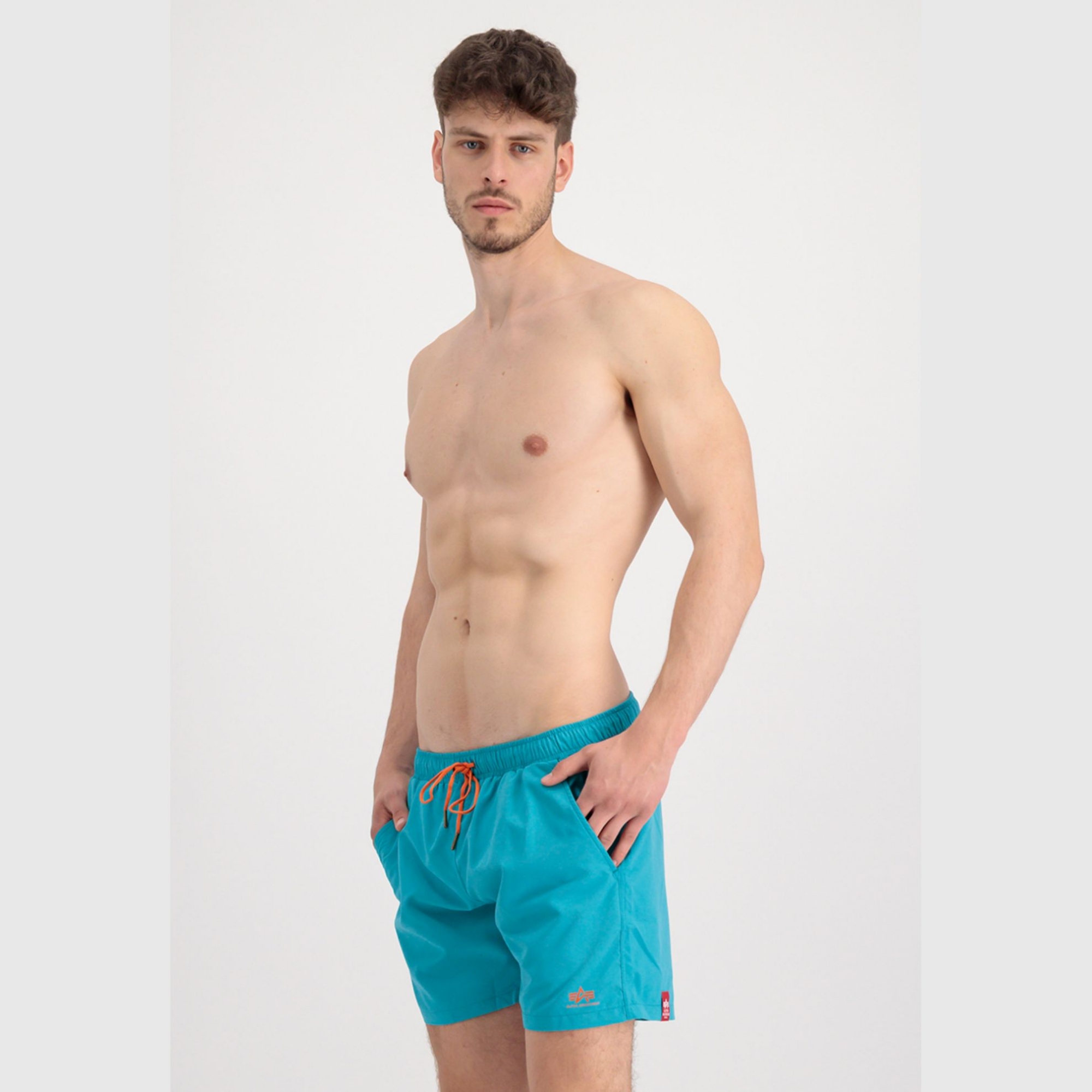 BASIC SWIM SHORT BLUE LAGOON