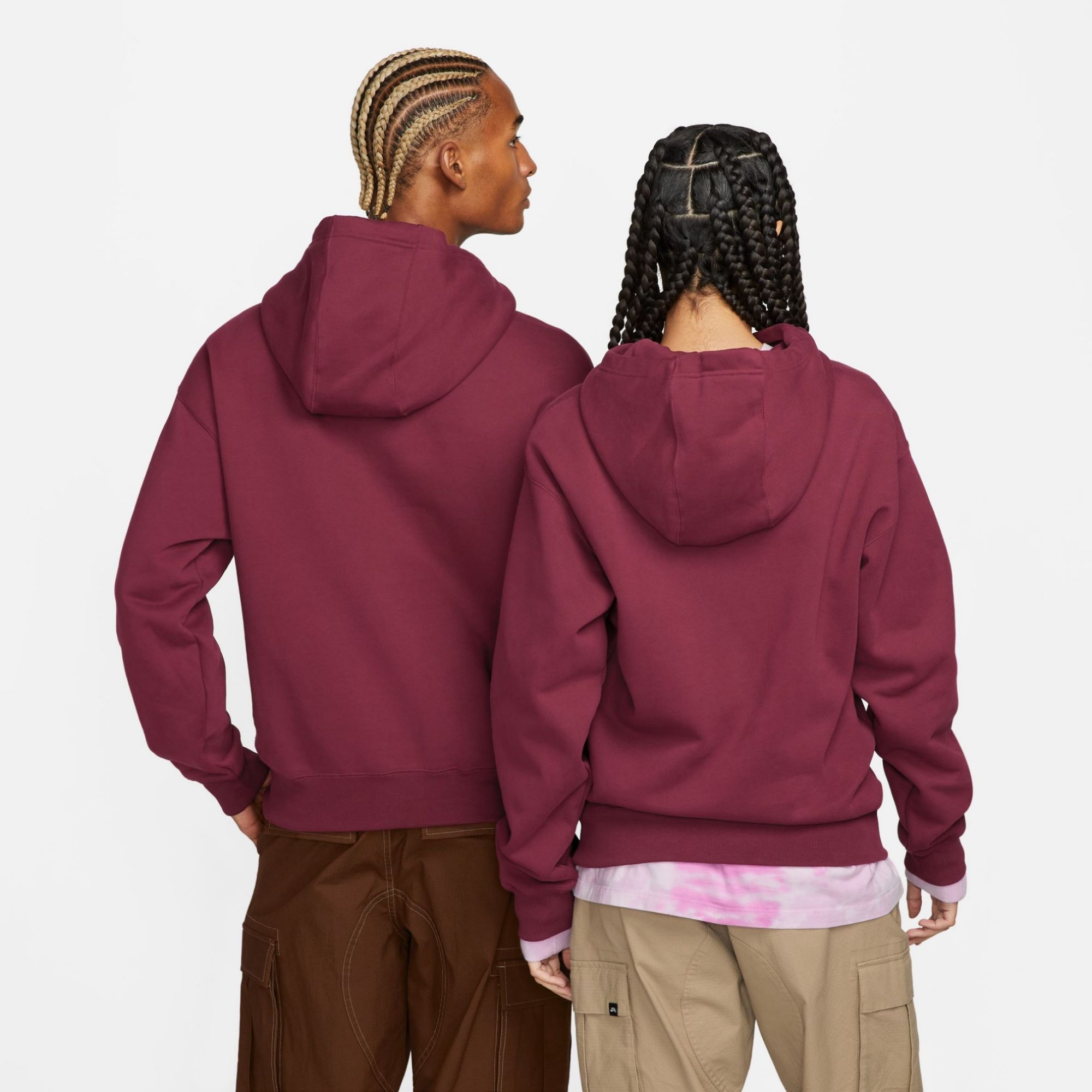 FLEECE HD        DARK BEETROOT/ACTIVE PI