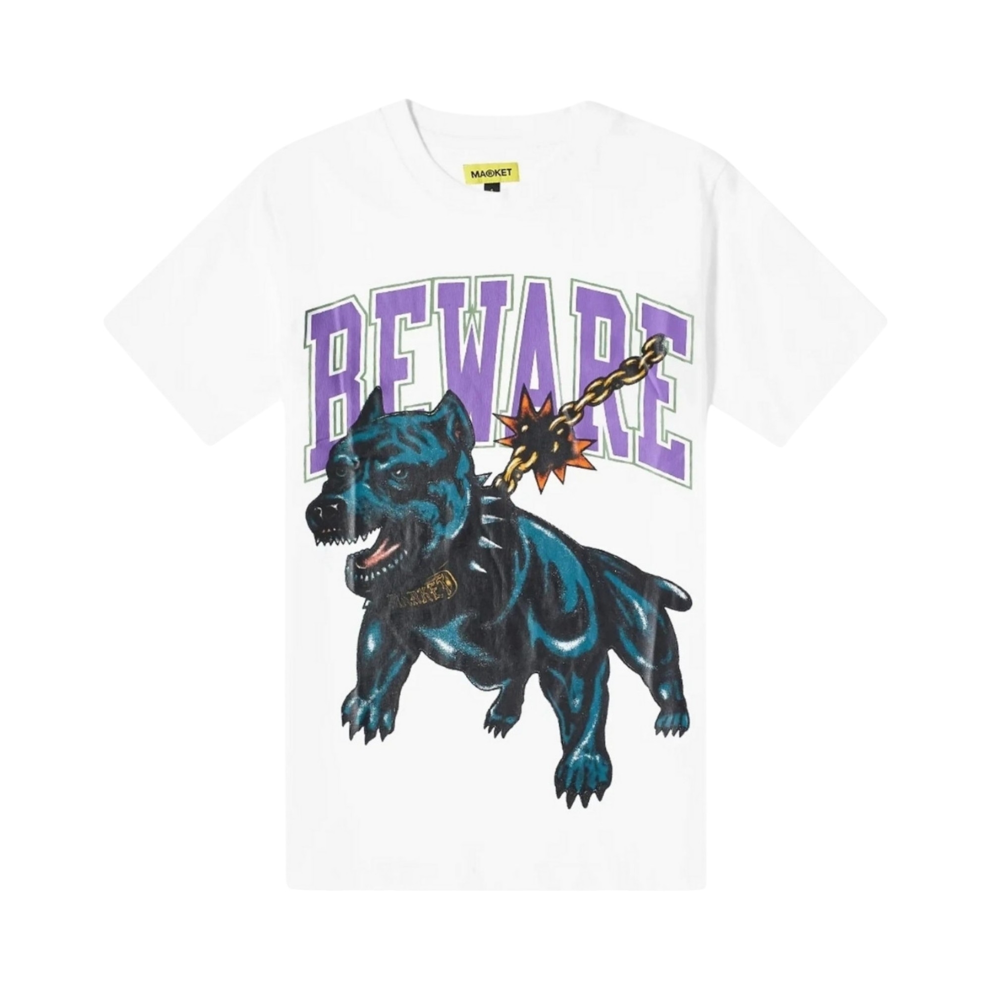 T-Shirt Bewarw Dog Washed