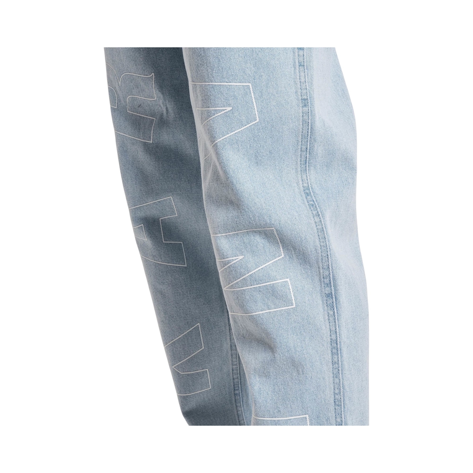 Og Baggy Workwear Logo Print Denim