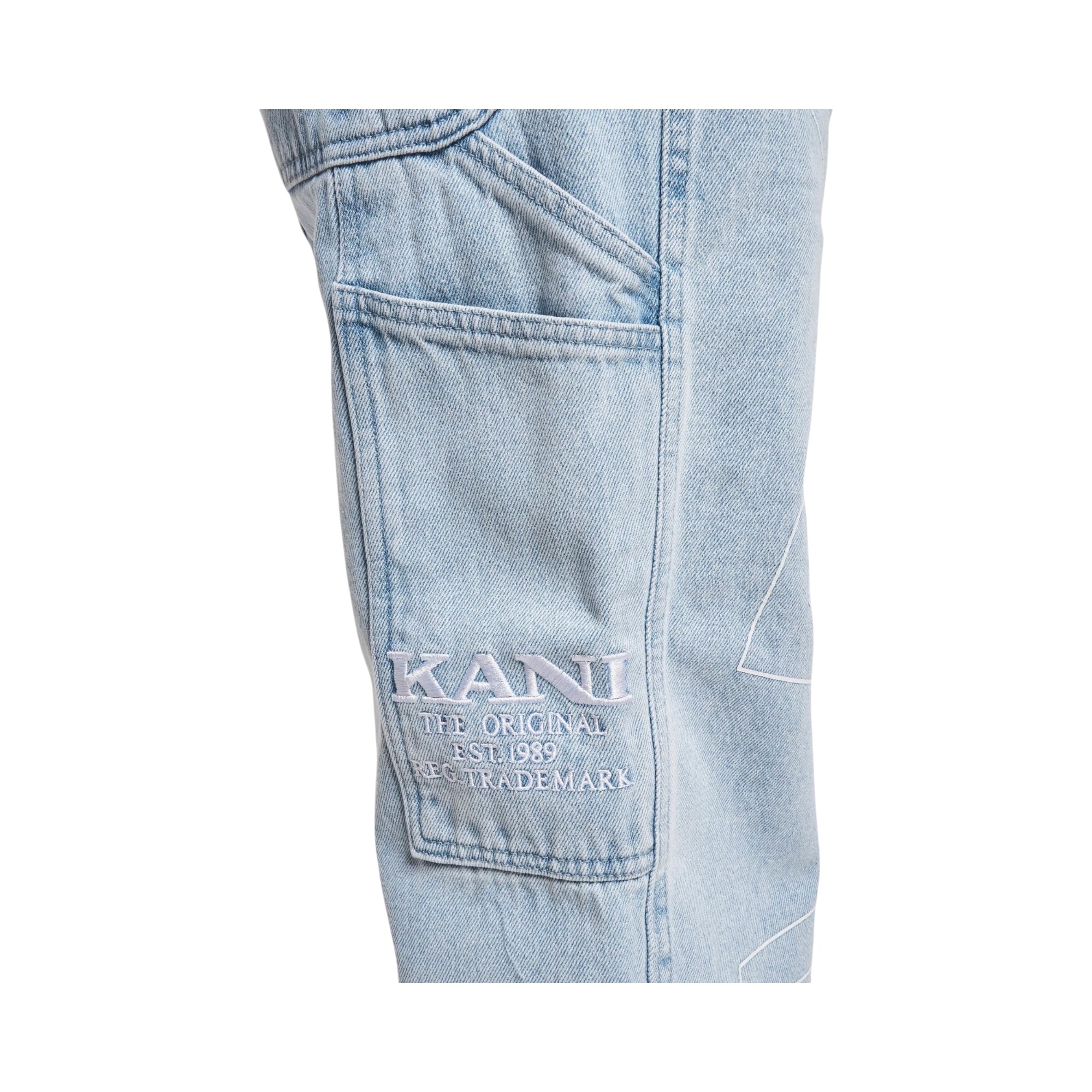 Og Baggy Workwear Logo Print Denim