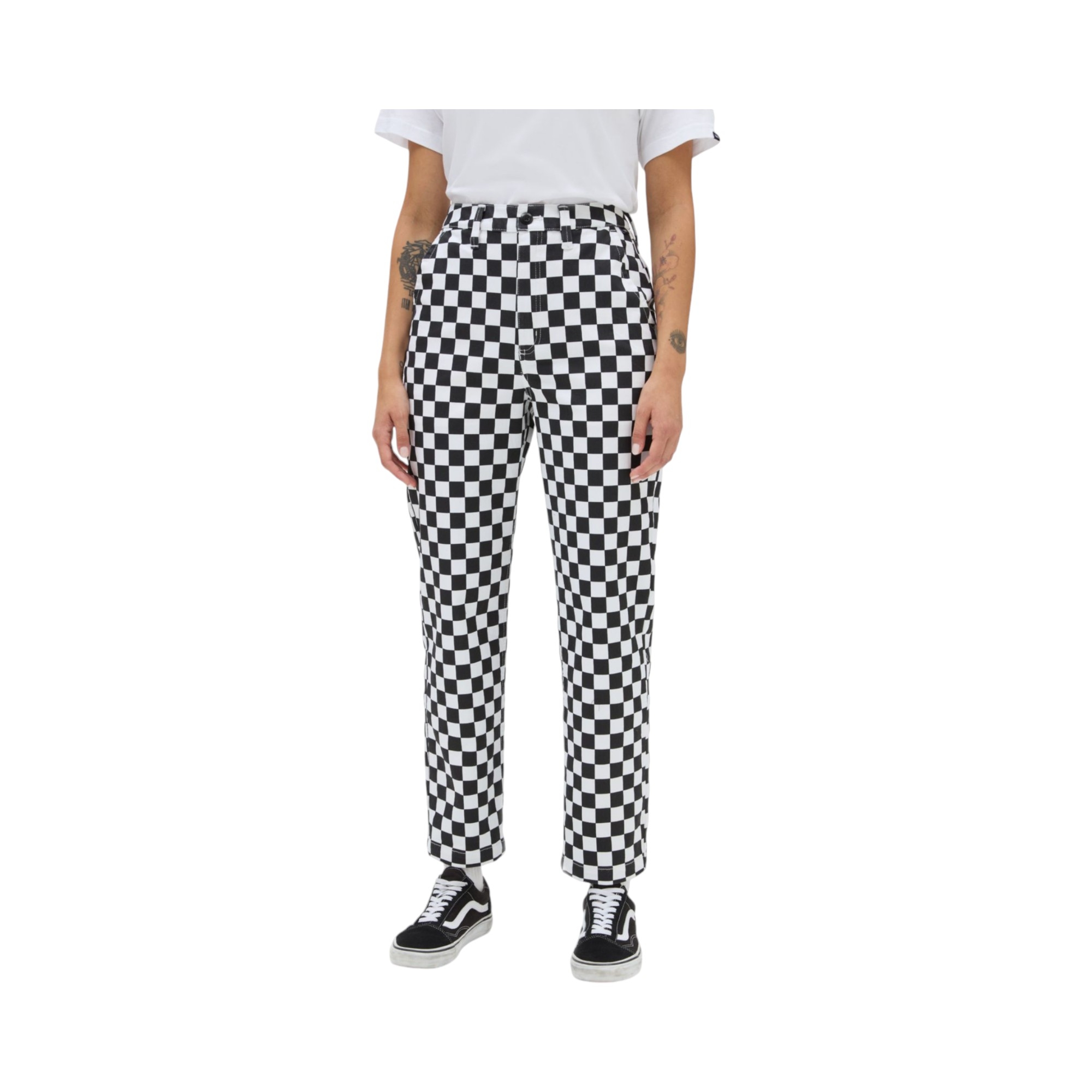 Pantaloni Chino Checkerboard