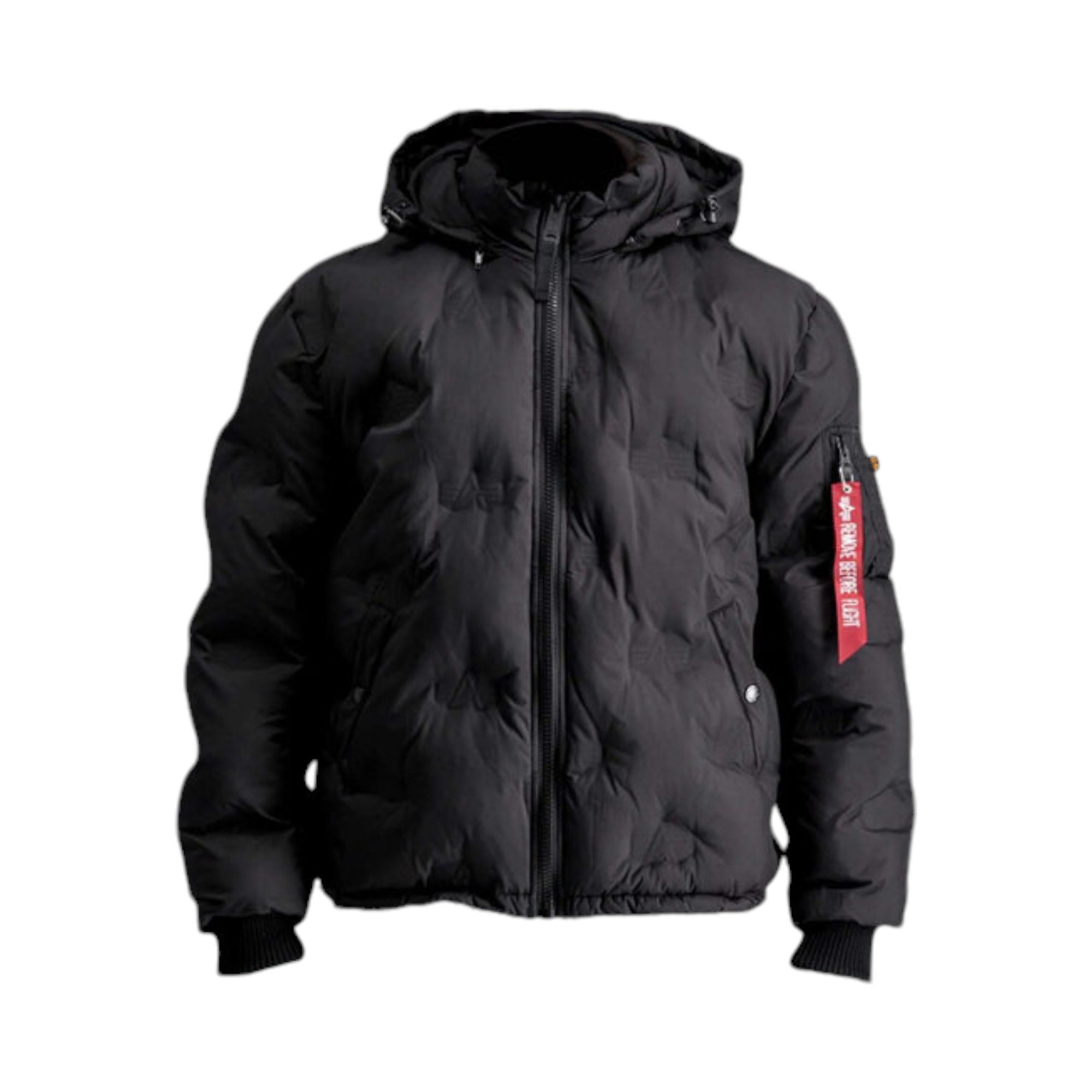 Hooded Logo Puffer