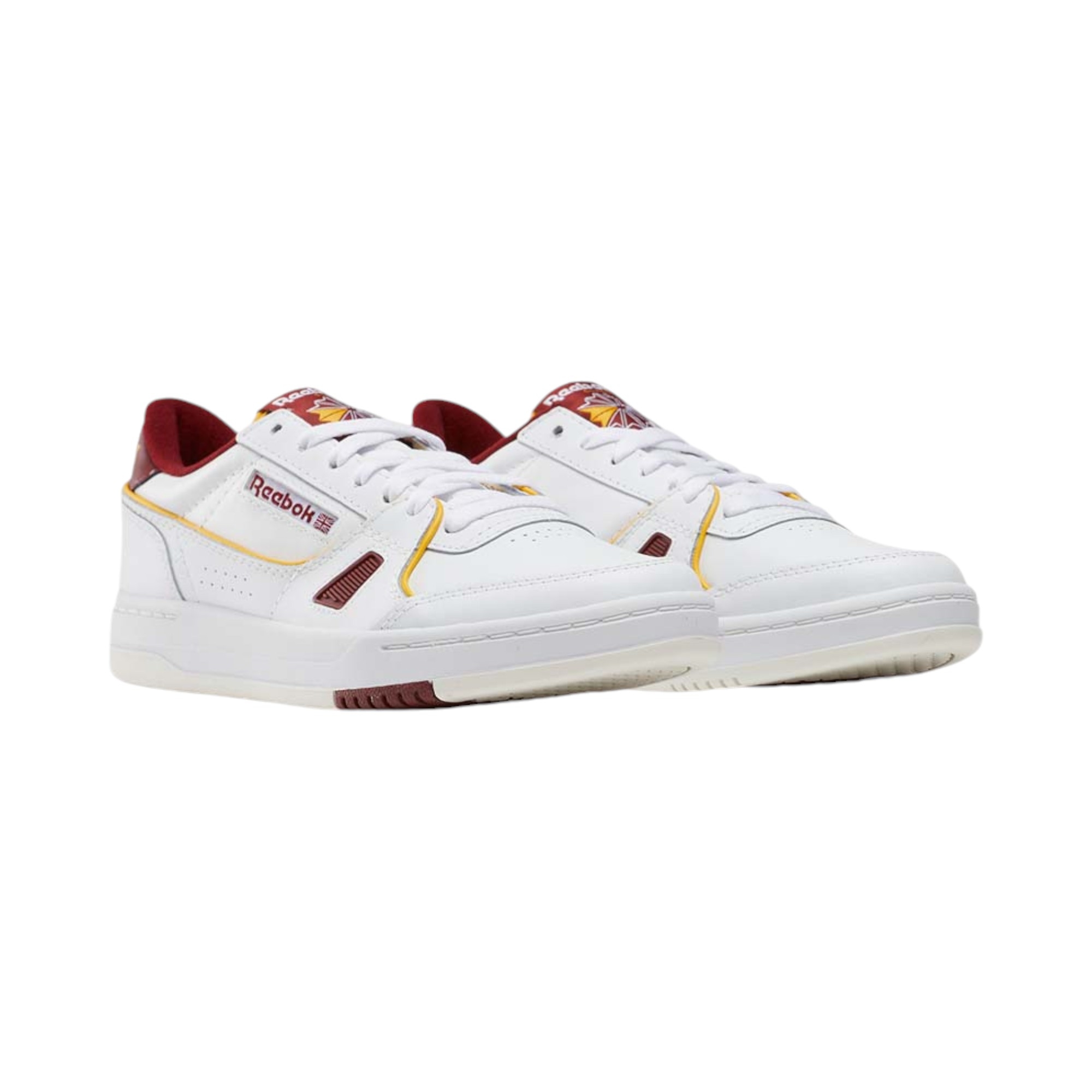 LEATHER          WHITE/MAROON/GOLD