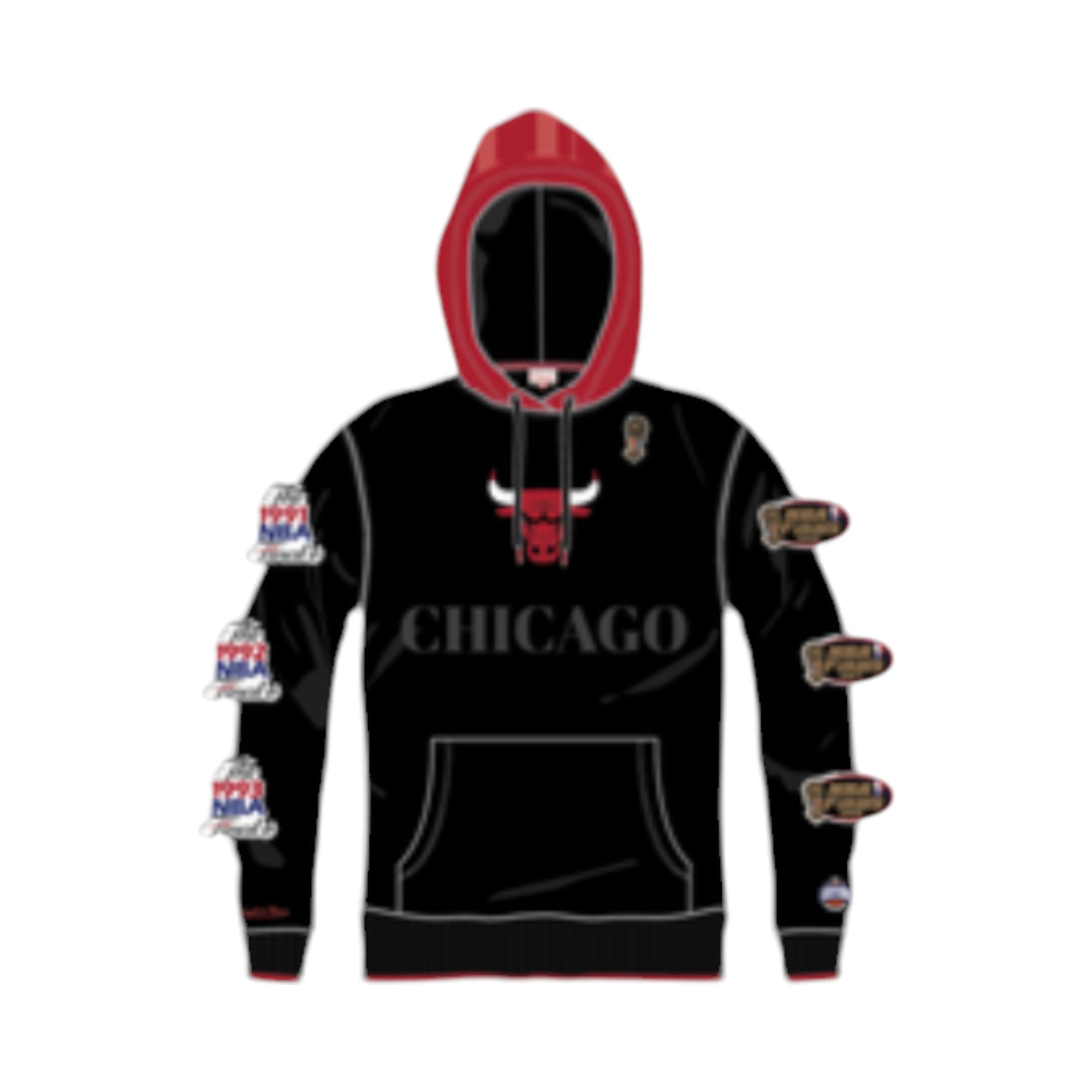 FLEECE HOODIE    VNTG LOGO BULLS