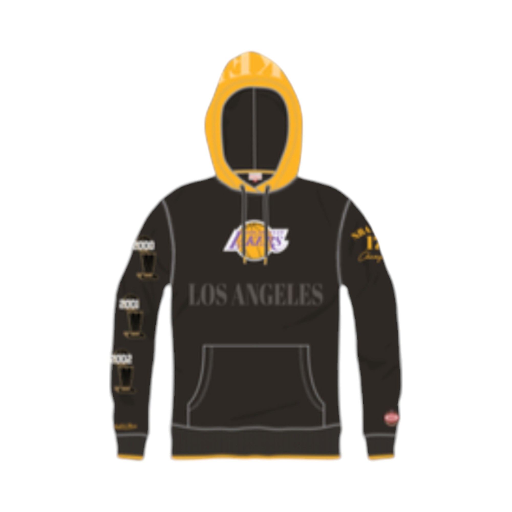 FLEECE HOODIE    VNTG LOGO LAKERS