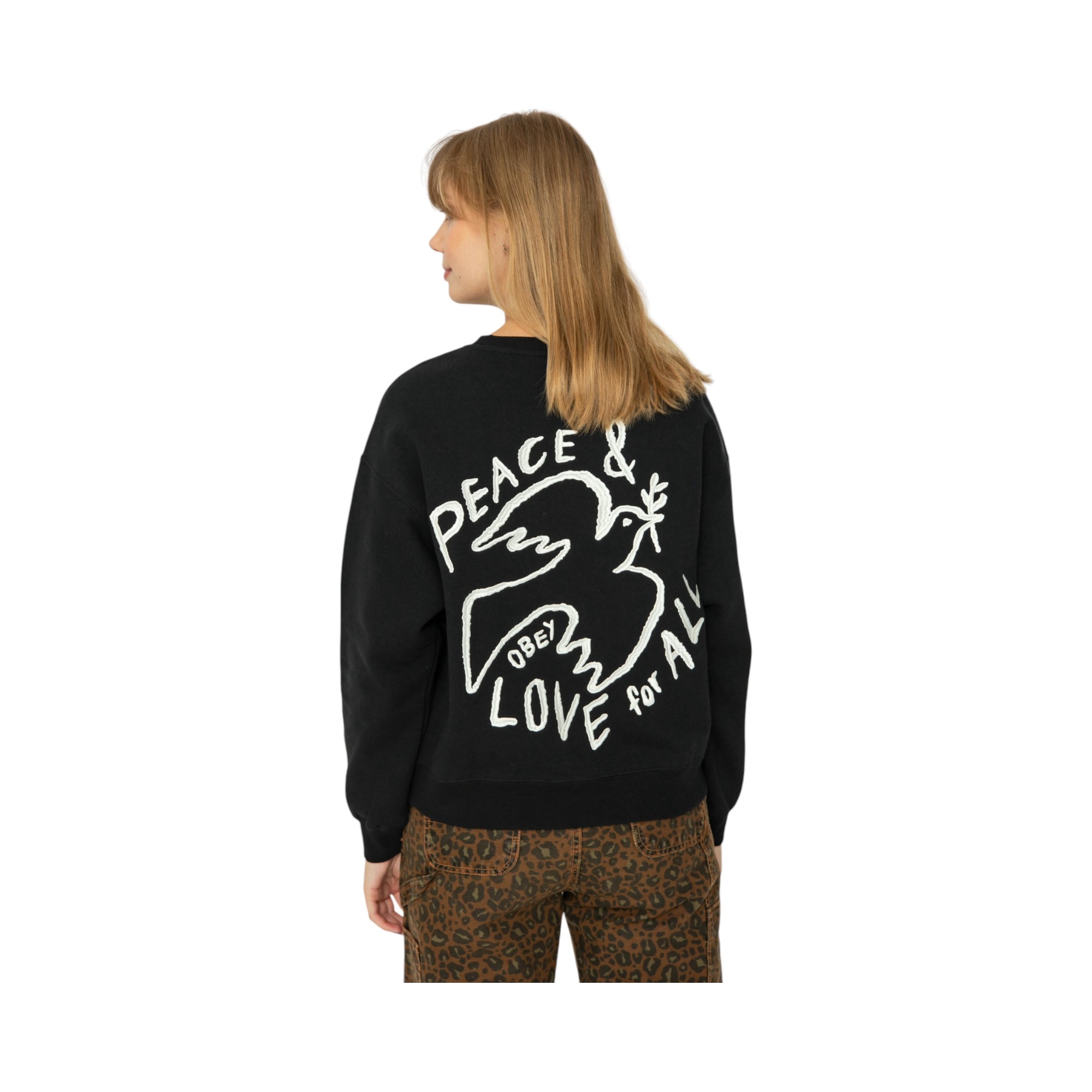 PEACE CREW FLC   DIGITAL BLACK