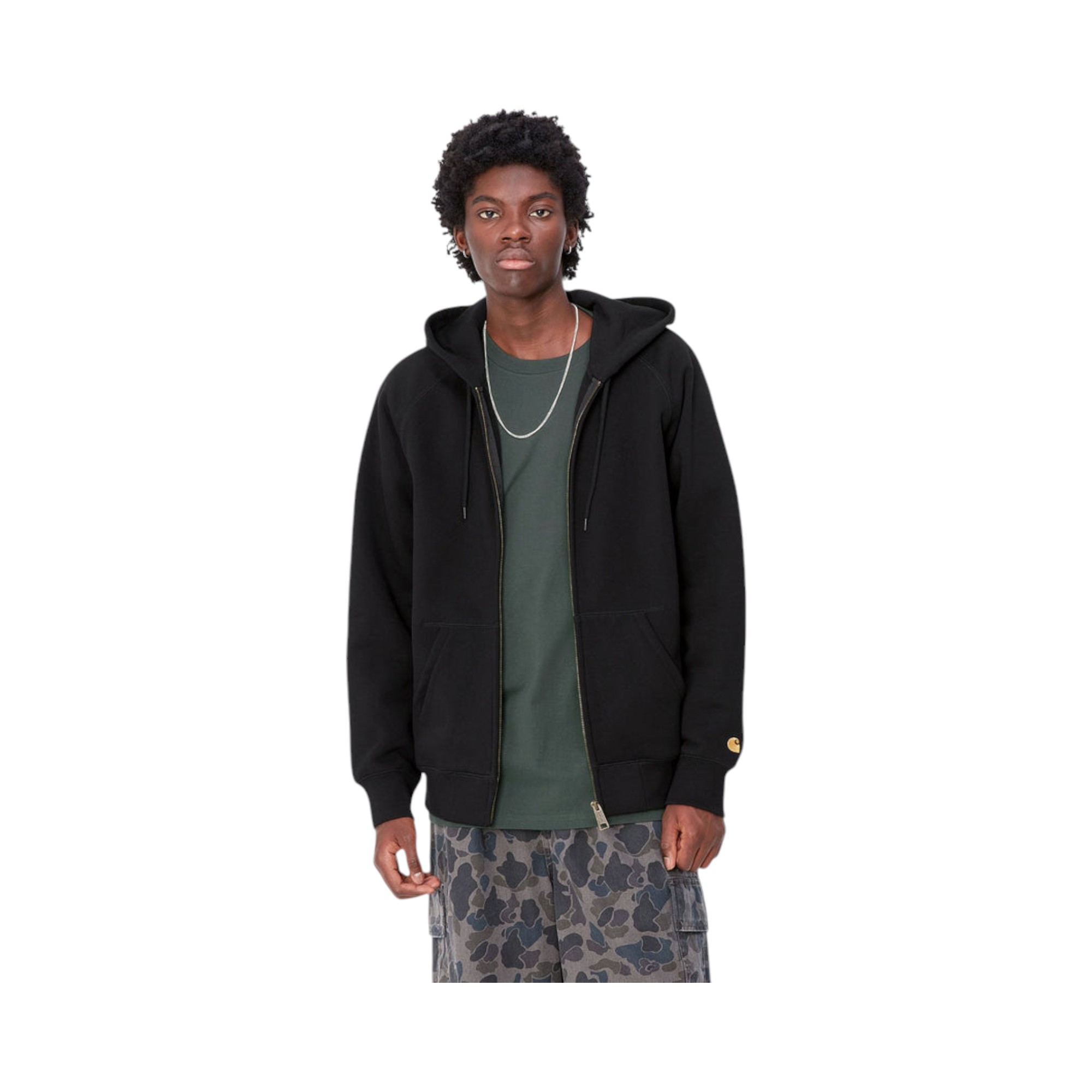 COT.FLEECE       BLACK/GOLD