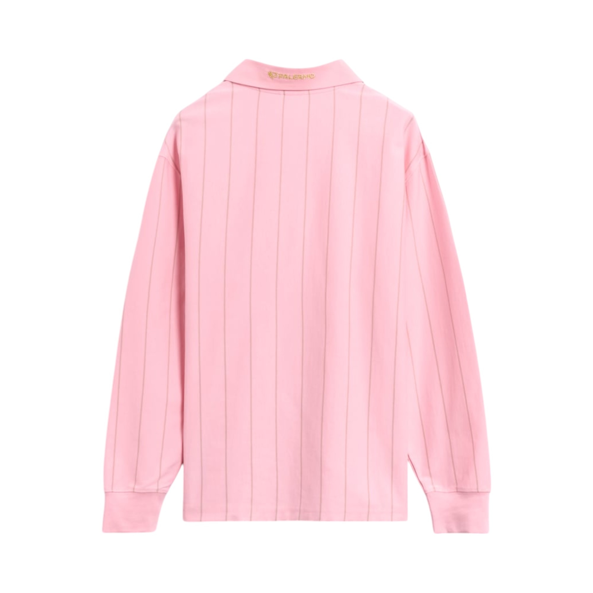 RETRO LS POLO    BRIGHT PINK